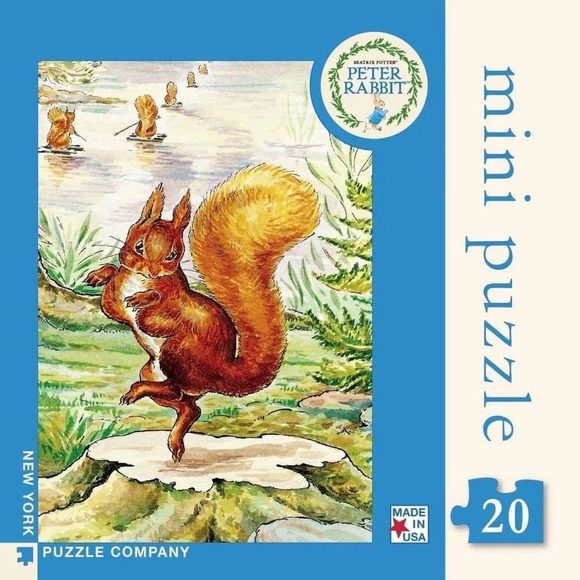 New York Puzzle Company “Squirrel Nutkin” Mini Puzzle - 20 Piece - Picture 8 of 8